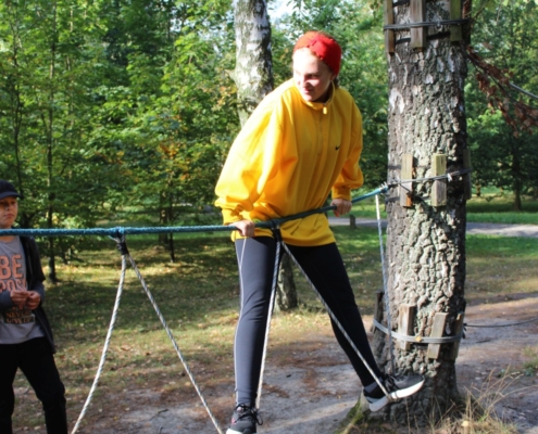 lanová lávka v Bělském lese